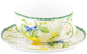 Миниатюра изображения товара Чашка с блюдцем Elan Gallery Лимоны / 420517 