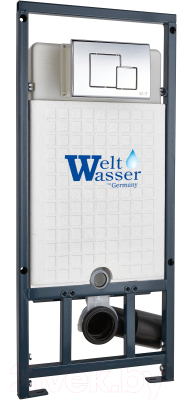 Унитаз подвесной с инсталляцией WeltWasser Marberg 507 + Heimbach 041 MT-BL + Mar 507 SE