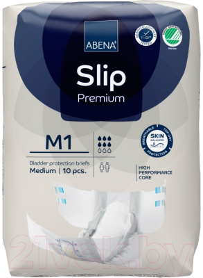 Подгузники для взрослых Abena Slip M1 Premium (10шт)