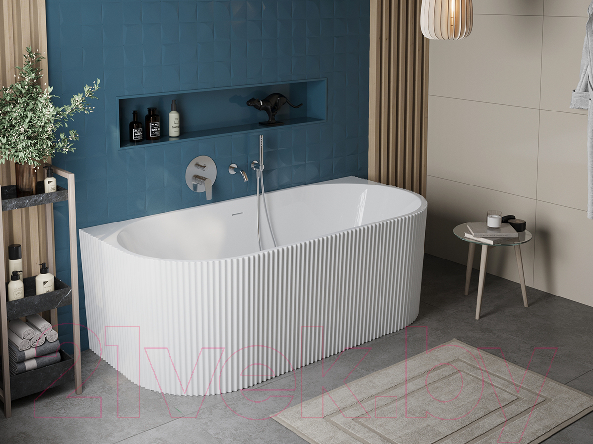 Ванна акриловая BelBagno BB713-1700-800 — фото 3