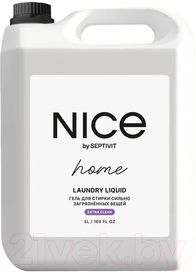Гель для стирки NICE by Septivit Сильнозагрязненные Вещи (5л)