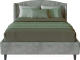 Двуспальная кровать Мебельград Севилья с подъемным ортопедическим основанием 160x200 (тиффани серый) - 