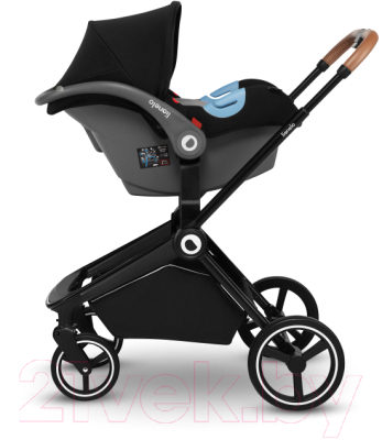 Детская универсальная коляска Lionelo Mika 3 в 1 (темно-синий)