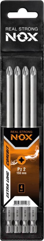 Набор бит Nox Corebit E6.3 Pz2-150 / 330150-4 (4шт)
