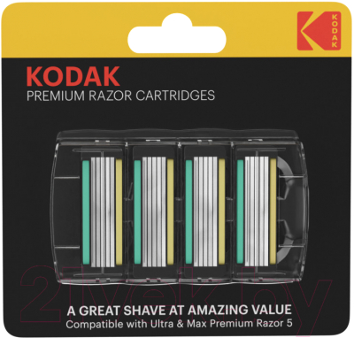 Набор сменных кассет Kodak Max Premium Razor (4шт)