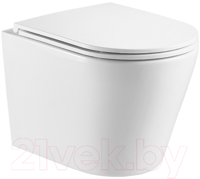 Изображение товара Унитаз подвесной с инсталляцией WeltWasser Amberg 350 ST + Salzbach 043 GL-WT + Amberg RD-CR