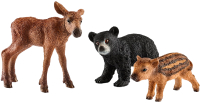 Набор фигурок коллекционных Schleich Детеныши лесных животных / 41457 - 