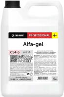 Средство для удаления известковых отложений Pro-Brite Alfa-Gel с бактерицидным эффектом (5л) - 