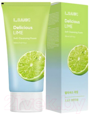 Пенка для умывания L.Sanic Delicious Lime Soft Cleansing Foam (150мл)