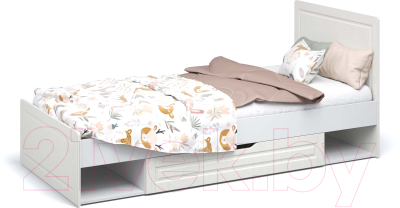 Односпальная кровать Империал Лацио 90 (белое дерево)