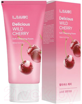 Пенка для умывания L.Sanic Delicious Wild Cherry Soft Cleansing Foam (150мл)