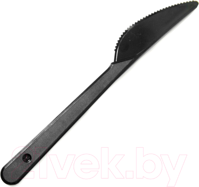 Набор одноразовых ножей Паксервис Премиум 180мм / 285853 (150шт, черный)