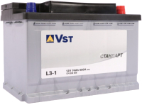 Автомобильный аккумулятор VST 574300068 (74 А/ч) - 