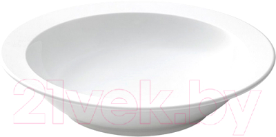Набор одноразовых тарелок Паксервис ПП 600мл / 287471 (100шт, белый)