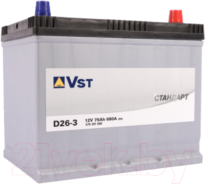 Автомобильный аккумулятор VST 575301068 (75 А/ч)