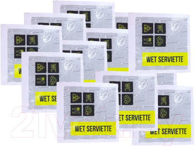 Изображение товара Влажные салфетки Паксервис Освежающие мини / 187757 (150шт)