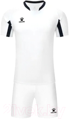 Футбольная форма Kelme Football Suit / 7351ZB1129-103 (2XL, белый)