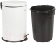 Миниатюра изображения товара Мусорное ведро Laima Classic / 604949 (20л, белый глянцевый)