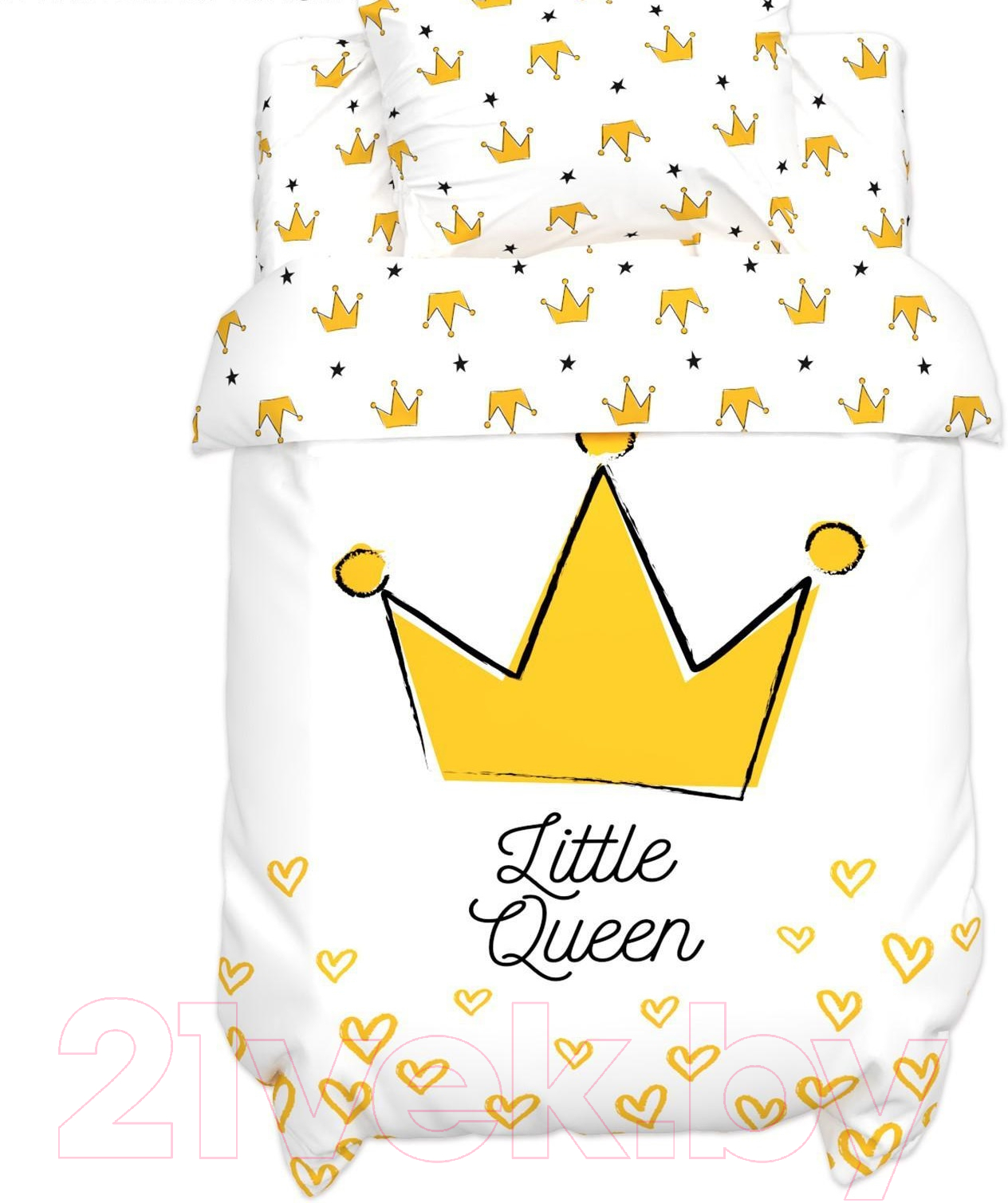 Комплект постельный для малышей Крошка Я Little Queen / 4855303