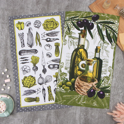 

Набор полотенец, Овощи / 9924057