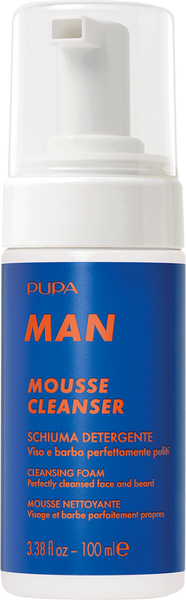 Пенка для умывания Pupa Man Mousse Cleanser Для лица и бороды (100мл)