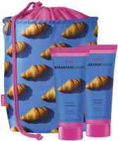 Набор косметики для тела Pupa Breakfast Lovers Fragrance Croissant Молочко д/д+Молочко д/тела (2x200мл) - 