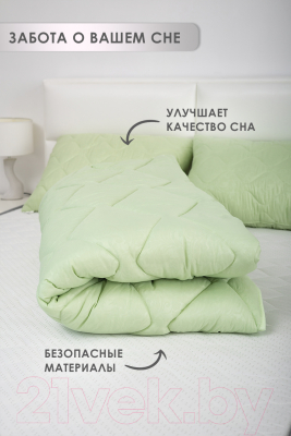 Комплект постельных принадлежностей Milanika Дачный 2сп (одеяло + 2 подушки)