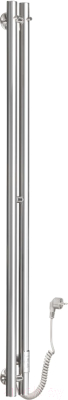 Полотенцесушитель электрический Ростела Мини 2 50x1200/2 (с крючками, диммер)