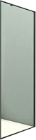 Душевая стенка Veconi 80x195 / KP07B-80-01-C4 (стекло прозрачное/черный) - 