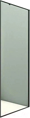 Душевая стенка Veconi 80x195 / KP07B-80-01-C4 (стекло прозрачное/черный)