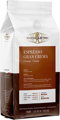 Кофе в зернах Miscela d'Oro Gran Crema (500г)