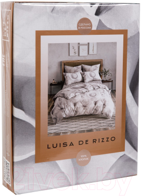 Комплект постельного белья Luisa de Rizzo Розы Евро / 9525938