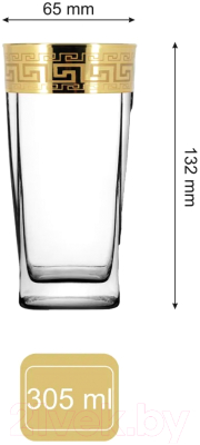 Набор стаканов Promsiz EAV163-300/S/Z/6/I (барокко)