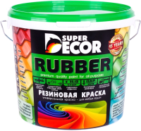 Краска Super Decor Резиновая №02 Черепица красная (12кг) - 