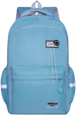 Школьный рюкзак Merlin M813 (голубой)