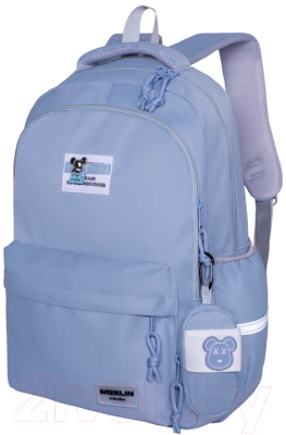 Школьный рюкзак Merlin M852 (голубой)