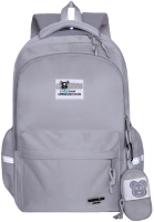 Школьный рюкзак Merlin M852 (серый) - 