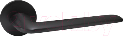 Ручка дверная Vrata 2118 серия 06 Slim (черный матовый)