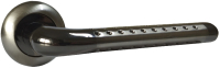 Ручка дверная Trodos 47P серия 08 (никель/черный никель) - 