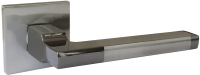 Ручка дверная Trodos 517 серия 03 Slim (никель/черный никель) - 
