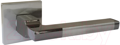 Ручка дверная Trodos 517 серия 03 Slim (никель/черный никель)