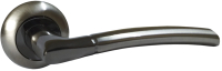 Ручка дверная Trodos 537 серия 08 (никель/черный никель) - 