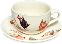 Чашка с блюдцем Grace By Tudor England Country Farmyard GR03-240TS - 