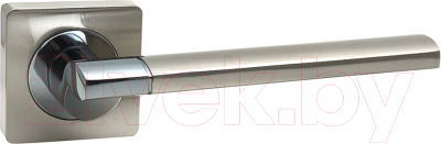 Ручка дверная Trodos 572 серия 02 (никель/черный никель)