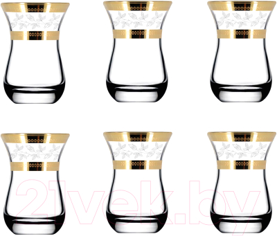 Набор стаканов для горячих напитков Promsiz EAV116-511/S/Z/6/I (лоза)