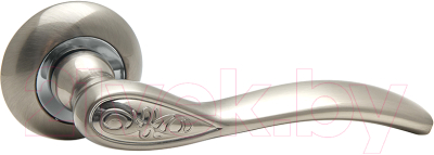 Ручка дверная Trodos 75 серия 10 (никель)