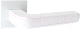 Ручка дверная Trodos 807 серия 03 Slim (белый матовый/белый) - 