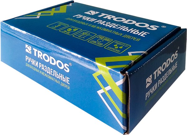 Ручка дверная Trodos 809 03 slim (белый)