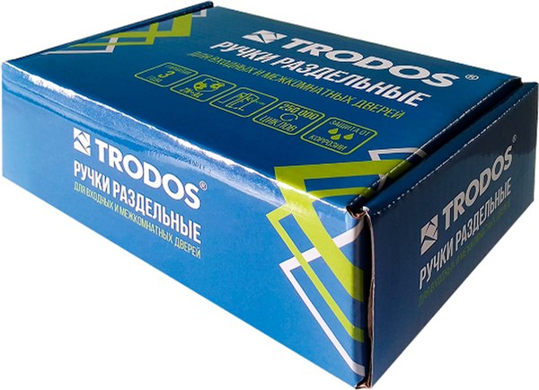 Ручка дверная Trodos 845 серия 02 (никель)