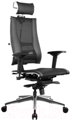 Кресло офисное Metta Y 4DT B2-14D Mesh YM93 EcoLeather Infinity (черный)